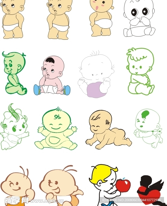 动漫宝宝怎么画,动漫宝宝怎么画
